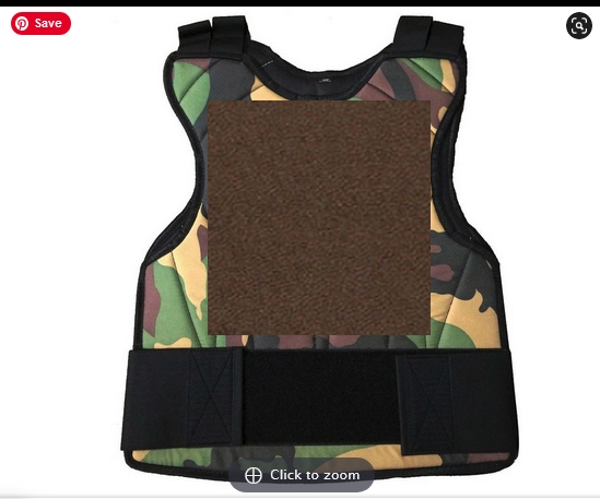 Blaster Shot Vest camo dark brown insert